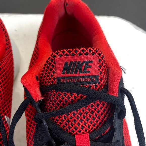 Nike Revolution‎ 3 University Red/Metallic Silver Shoes 819300-600,Size 10.5 Men main image 7